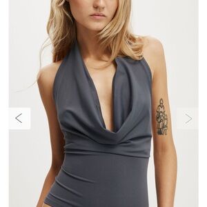 Cotton On Charcoal Halter top